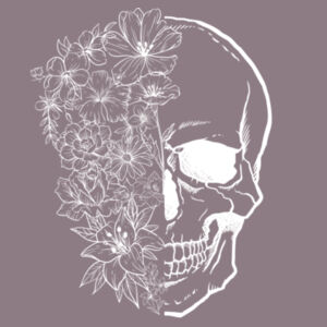 Flower Skull Crew Design