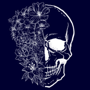 Flower Skull Apron Design