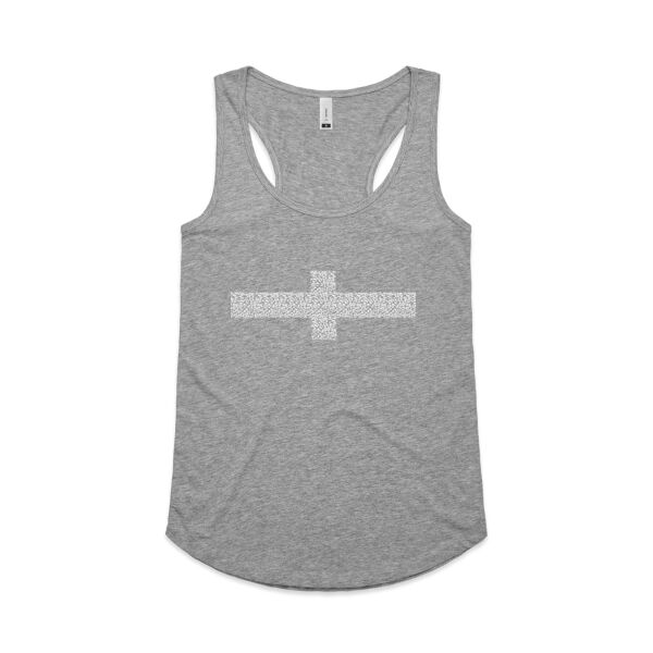 Leopard cross Racerback singlet Thumbnail