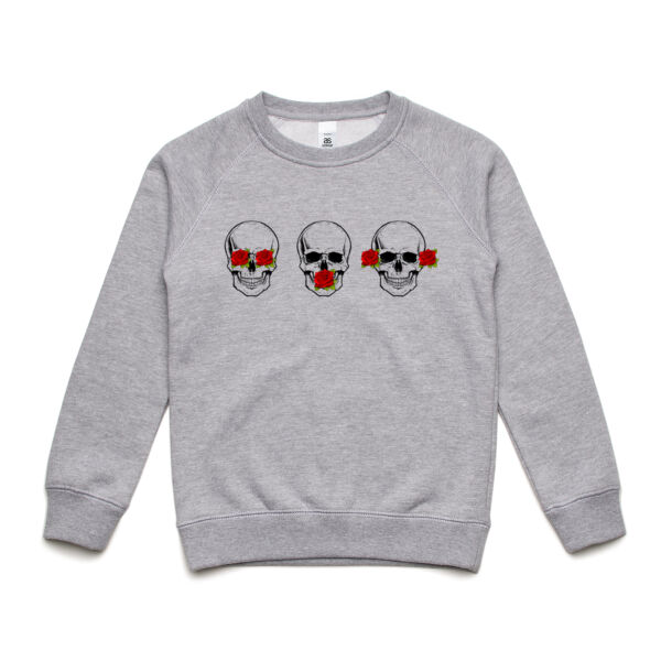 No Evil Skull Kids Crew Thumbnail