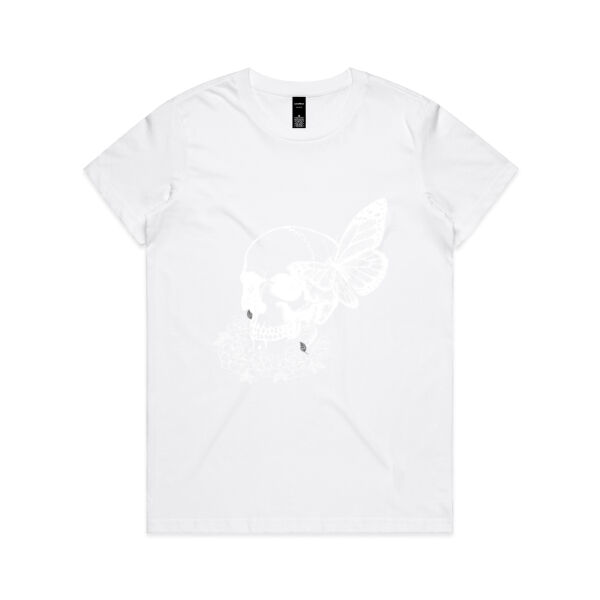 Butterfly Skull Long Dress Thumbnail