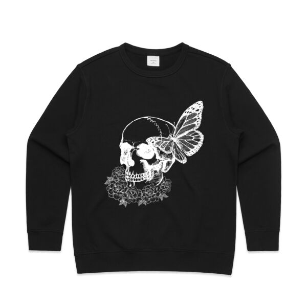 Butterfly Skull Long Dress Thumbnail