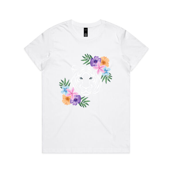 White Tiger Long Dress Thumbnail